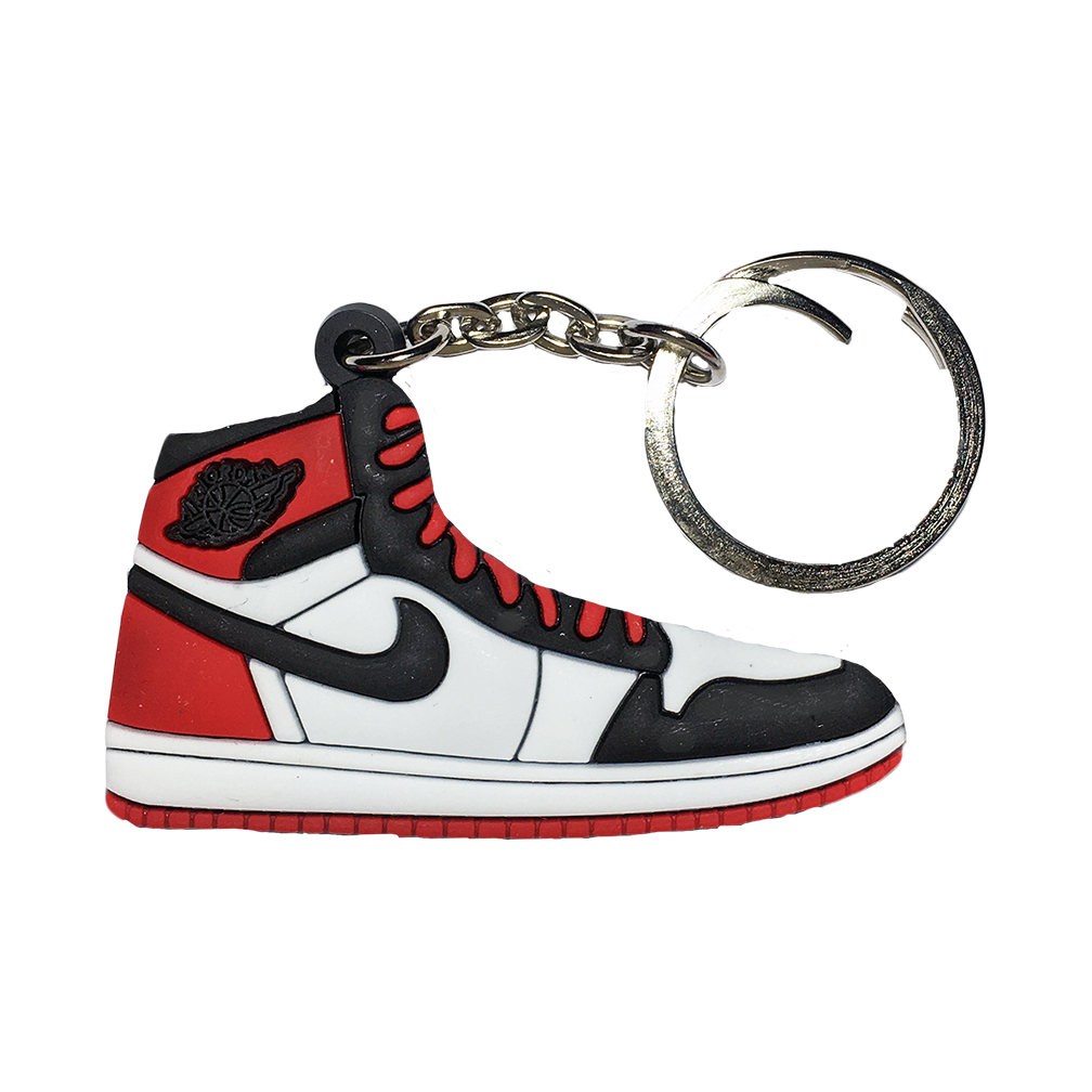 Jordan 1 “Black Toe” Keychain
