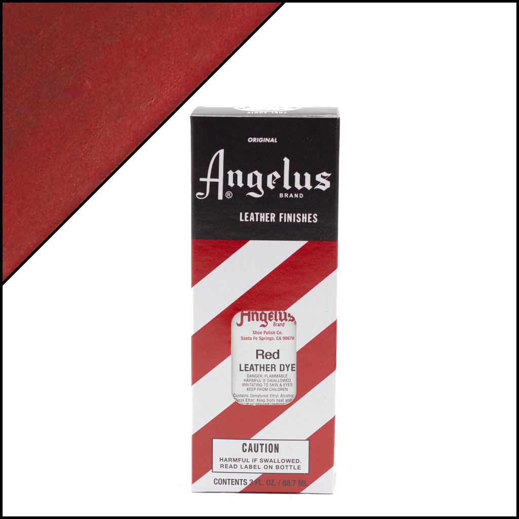 Angelus Red Leather Dye 3 oz.