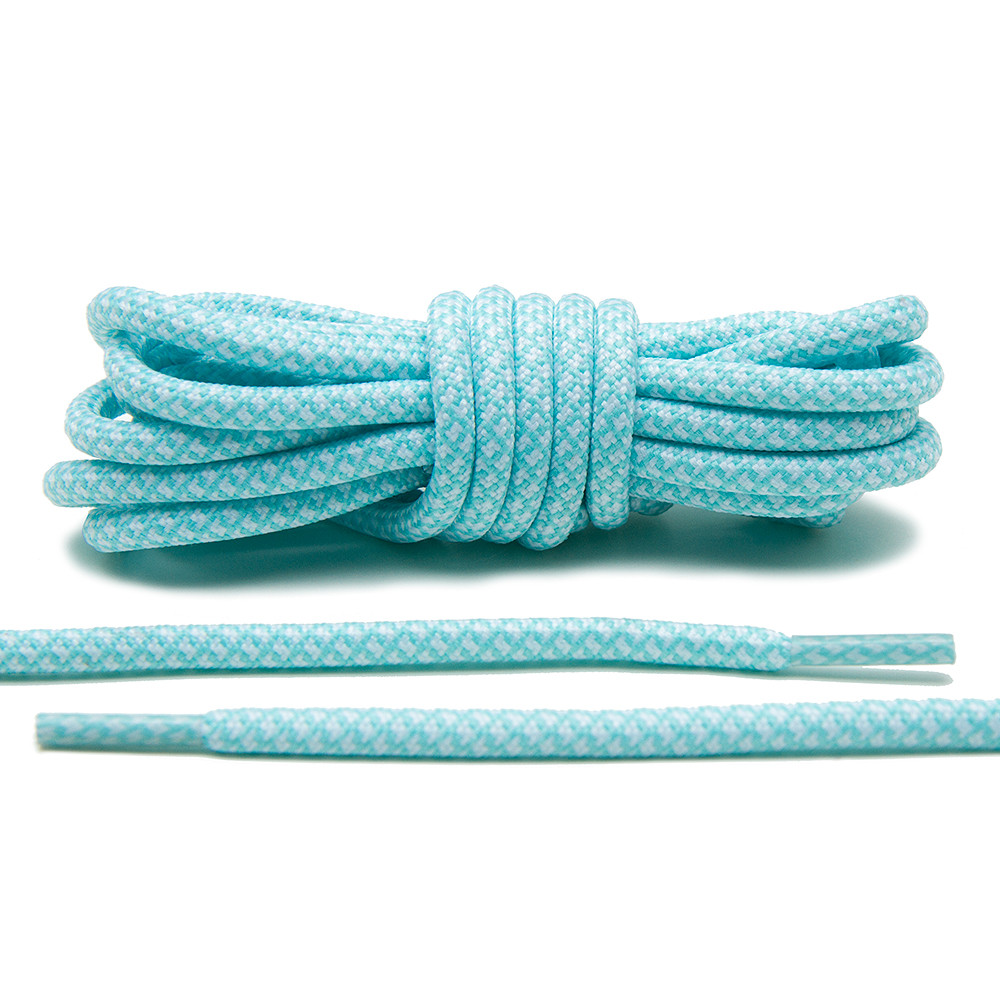 Mint/White – Rope Laces